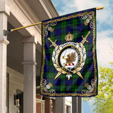 Clan Bannatyne Tartan Crest Garden Flag  - Celtic Thistle  DP24 Clan Bannatyne Tartan Today